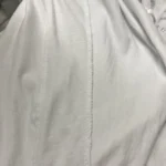 Thumbnail for A lovely white hoodie in a large size with an original slogan on the front.