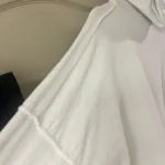 Thumbnail for A lovely white hoodie in a large size with an original slogan on the front.