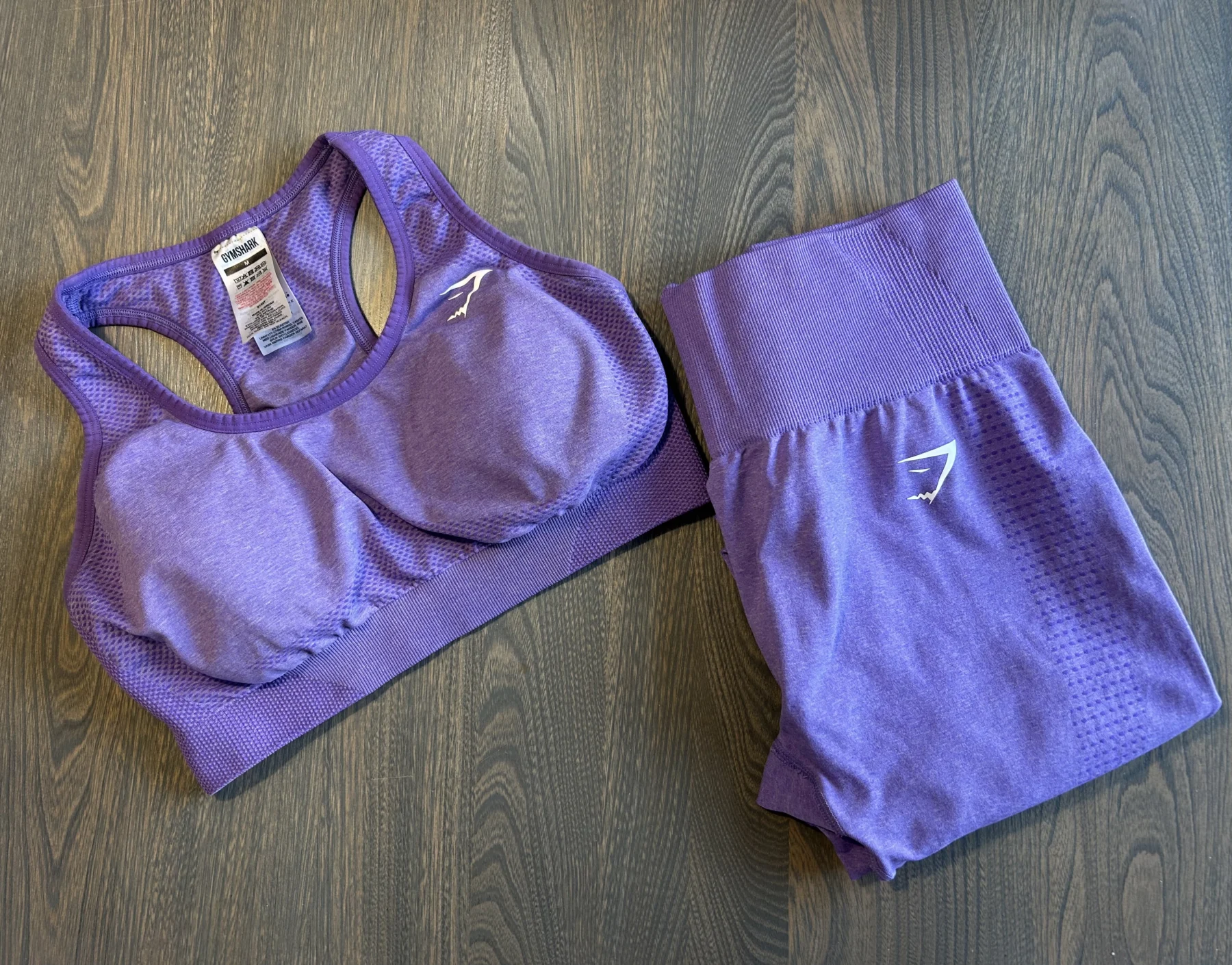 Gymshark ensemble mauve Gymshark seconde main