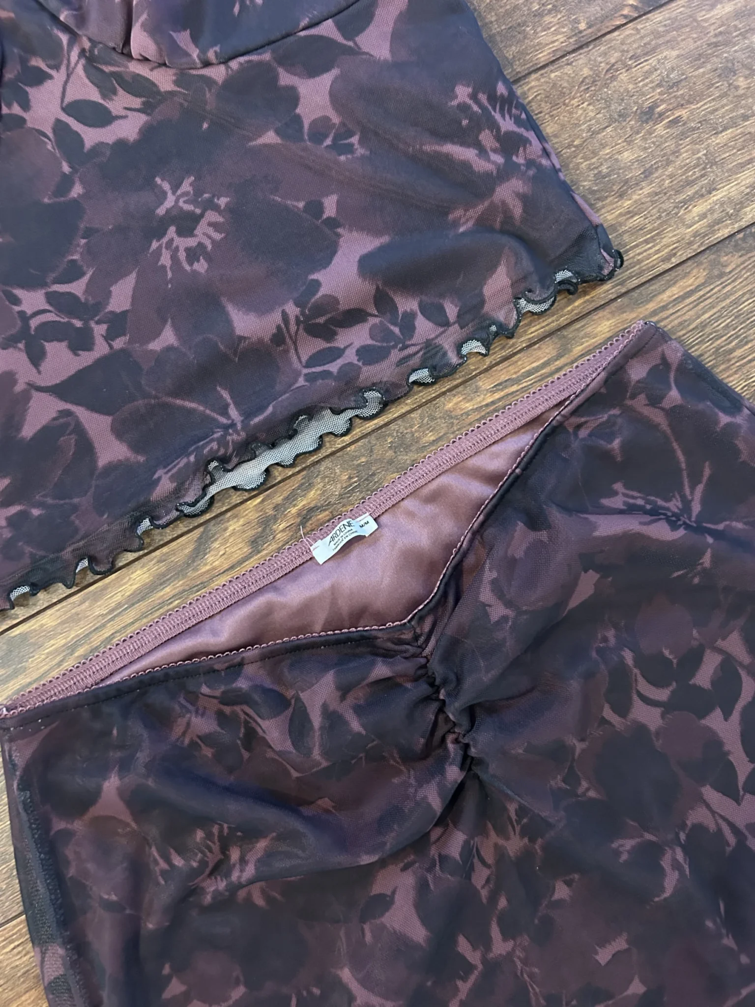 Image for Ensemble camisole + jupe fleuris