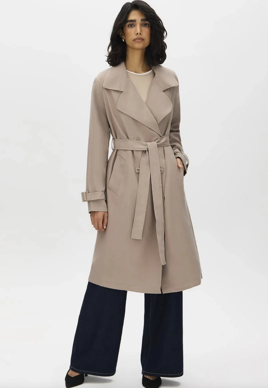 Manteau trench coat avec ceinture Suzy Shier seconde main