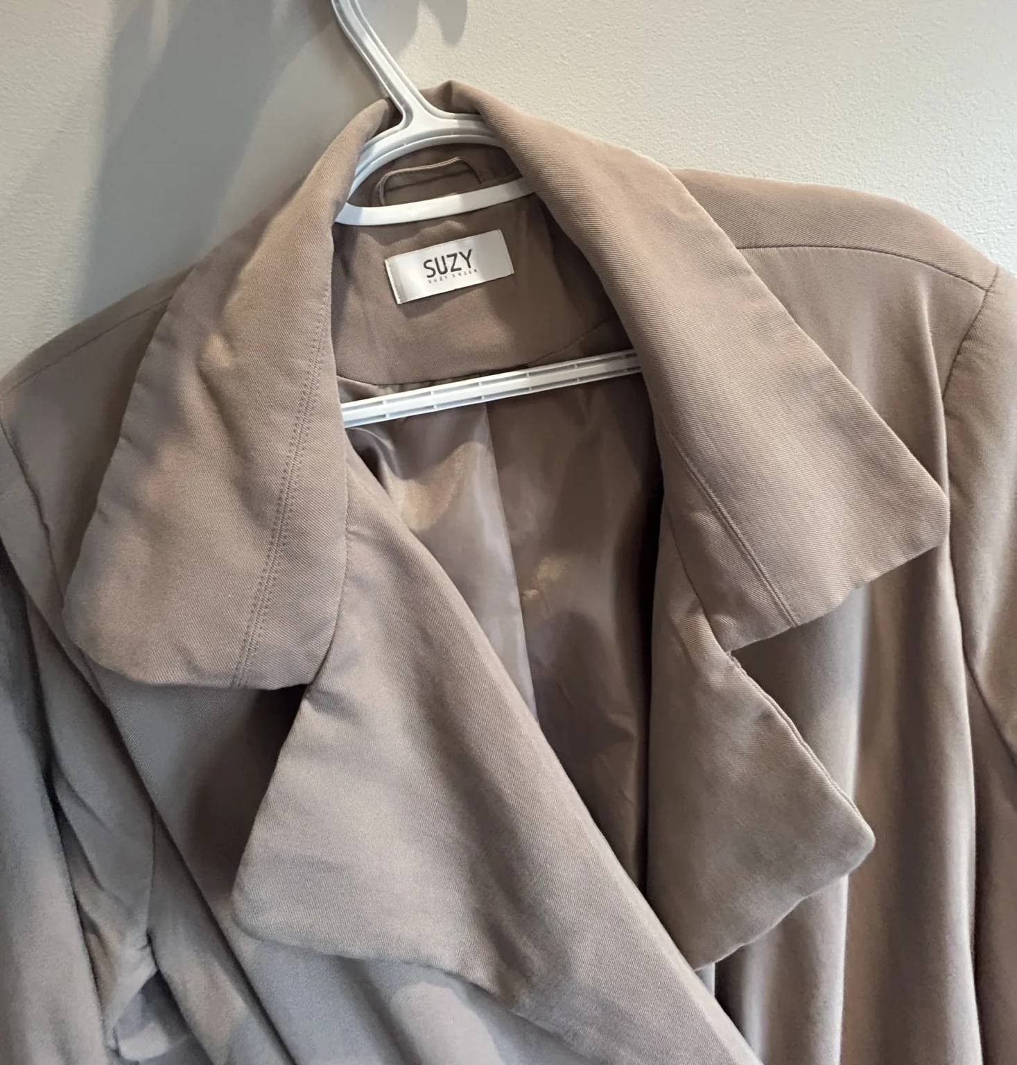 Image for Manteau trench coat avec ceinture