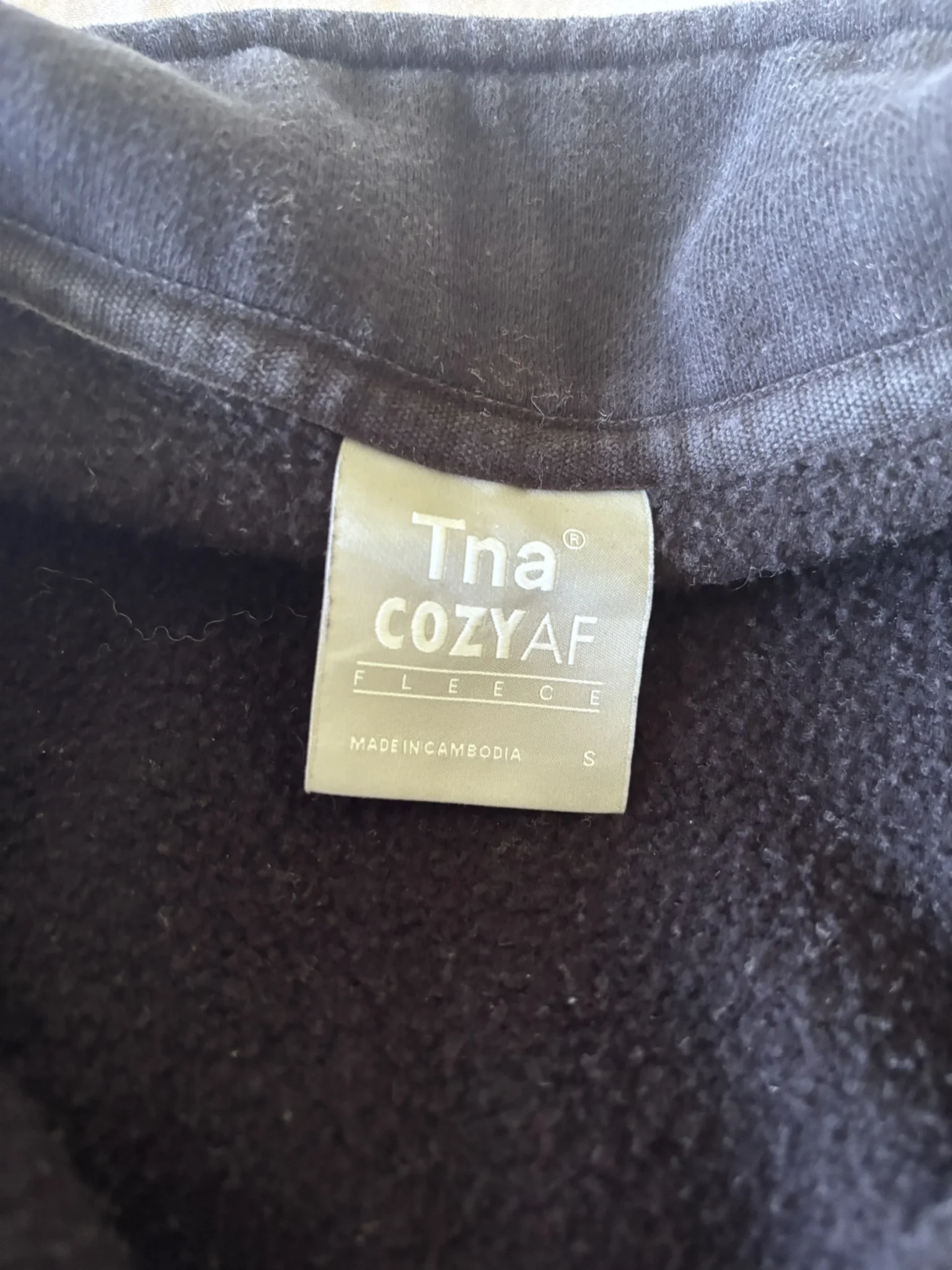 Image for Aritzia Cozy Fleece crop