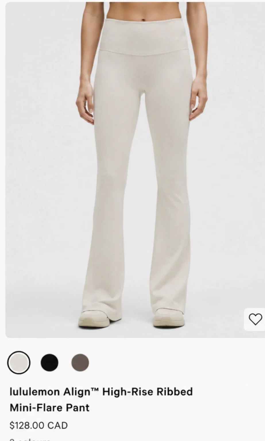 Image for Legging flare ribbed lululemon