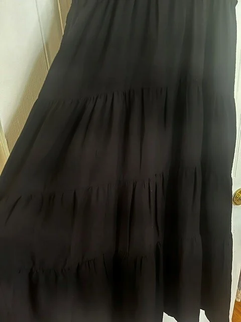 Image for Black ruffled dress