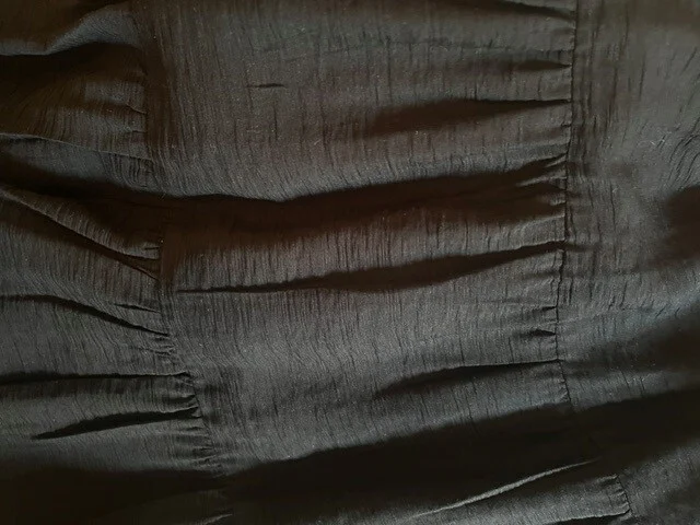 Image for Black ruffled dress
