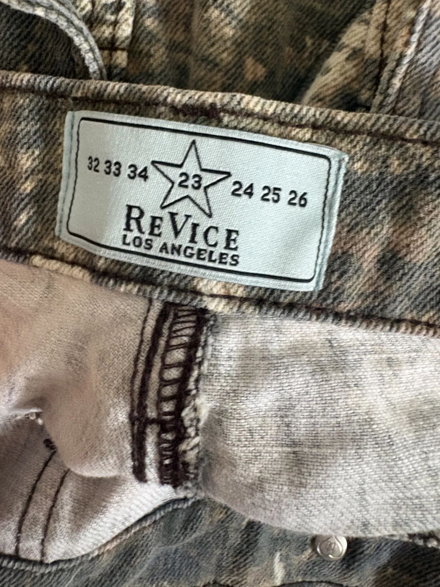 Image for Revice camouflage trousers