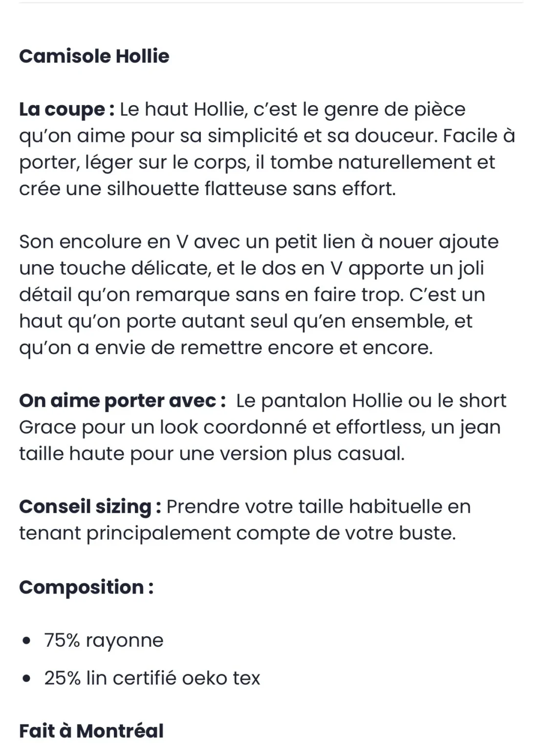 Image for Ensemble camisole et pantalon Hollie