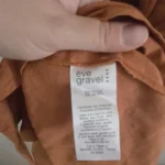 Thumbnail for Eve Gravel robe Sienne en Terracotta en mélange de lin