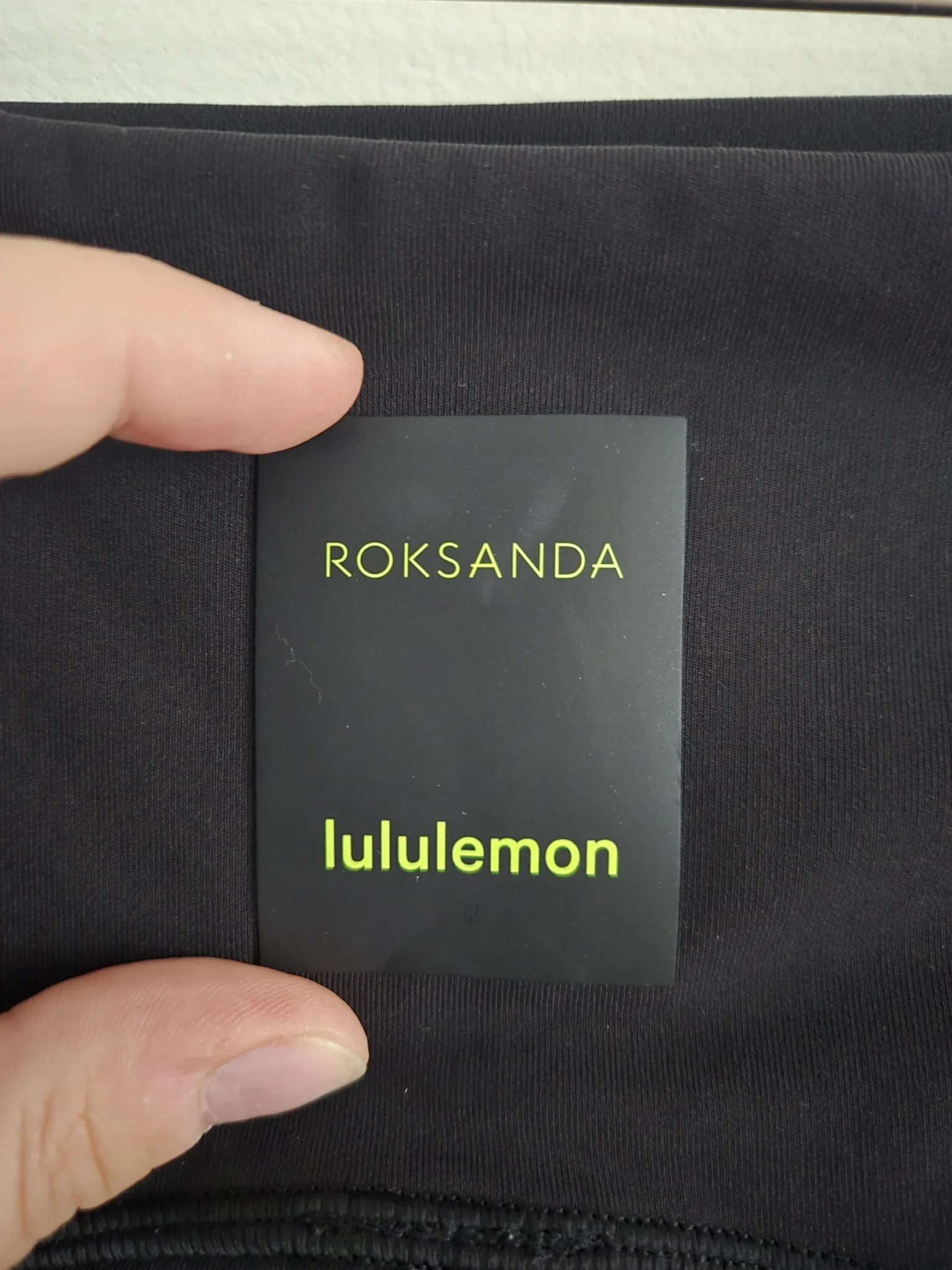 Featured image for Lululemon x Roksanda noir / marine leggings
