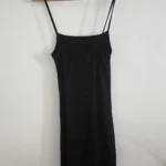 Thumbnail for Reformation robe en rib noir