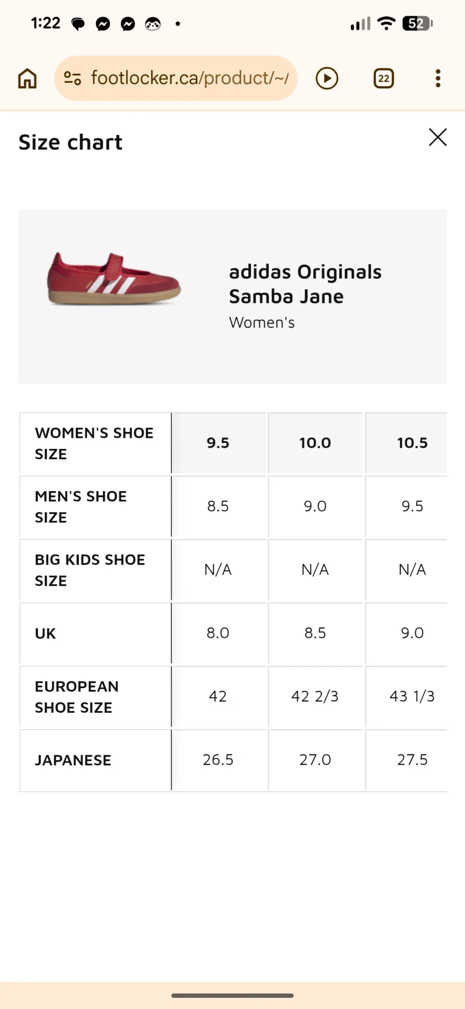 Image for Adidas Samba Mary Jane