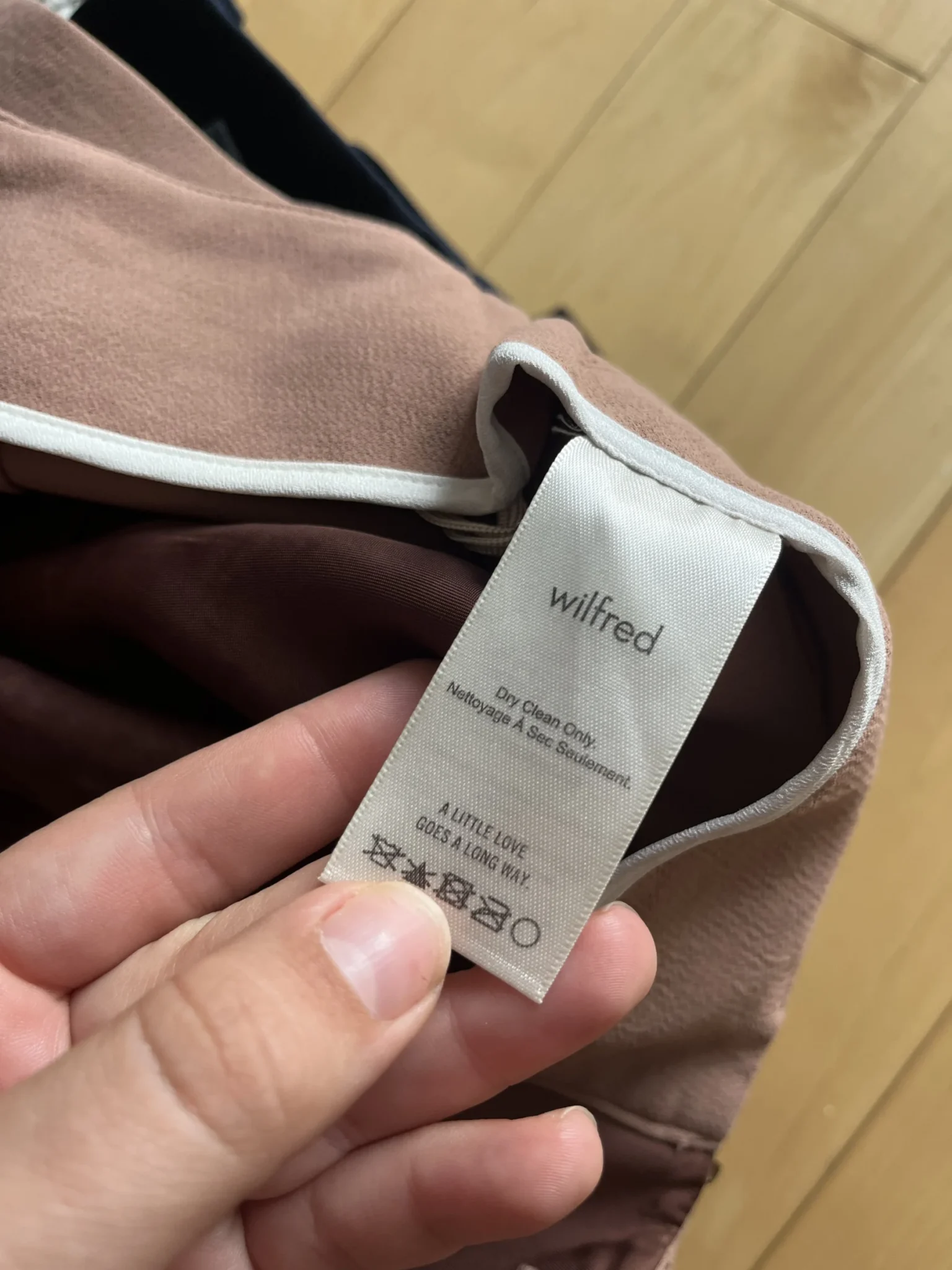 Image for Pantalon Wilfred Aritzia taille 8 US Marron rosé