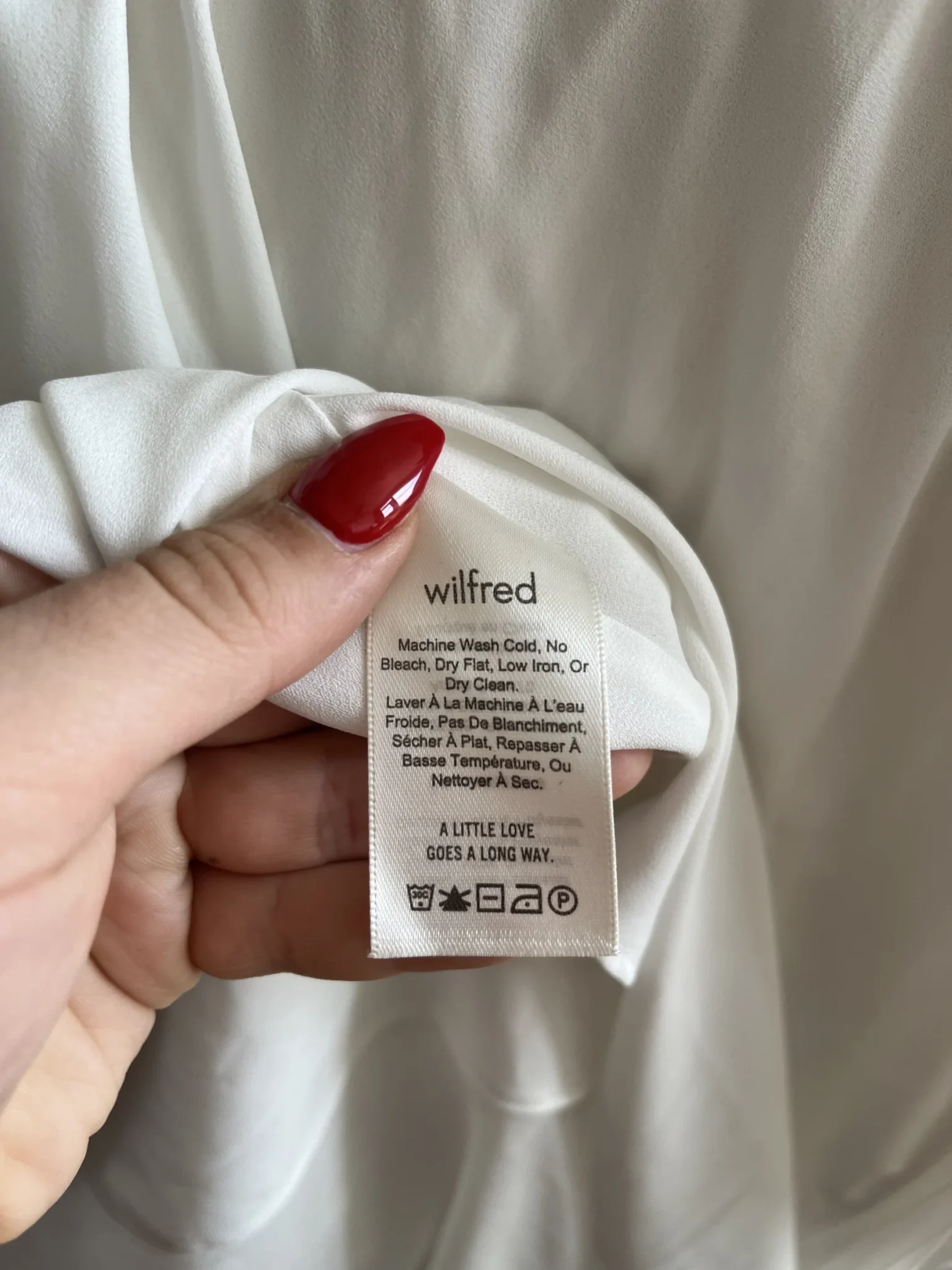 Image for Robe Wilfred Aritzia Beaune Pleated midi dress blanc taille XXS