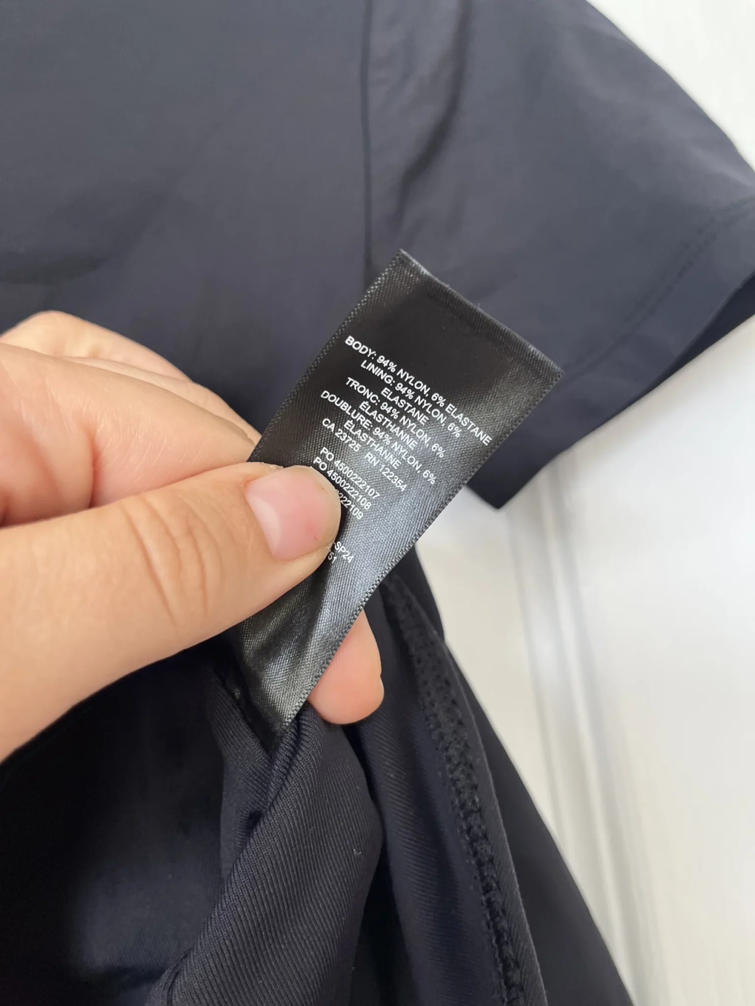 Image for Body Contour Aritzia noir taille XS col rond