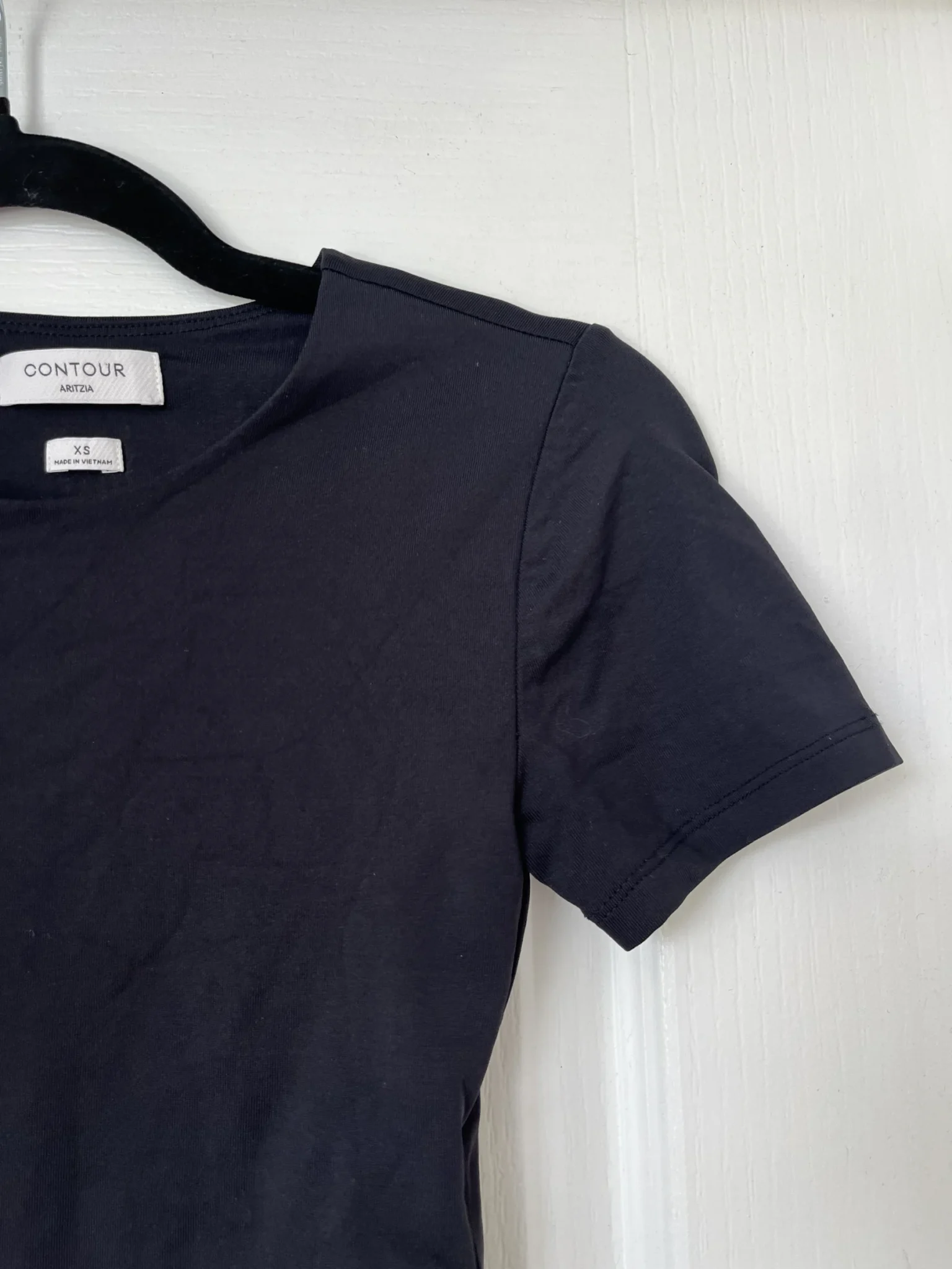 Image for Body Contour Aritzia noir taille XS col rond