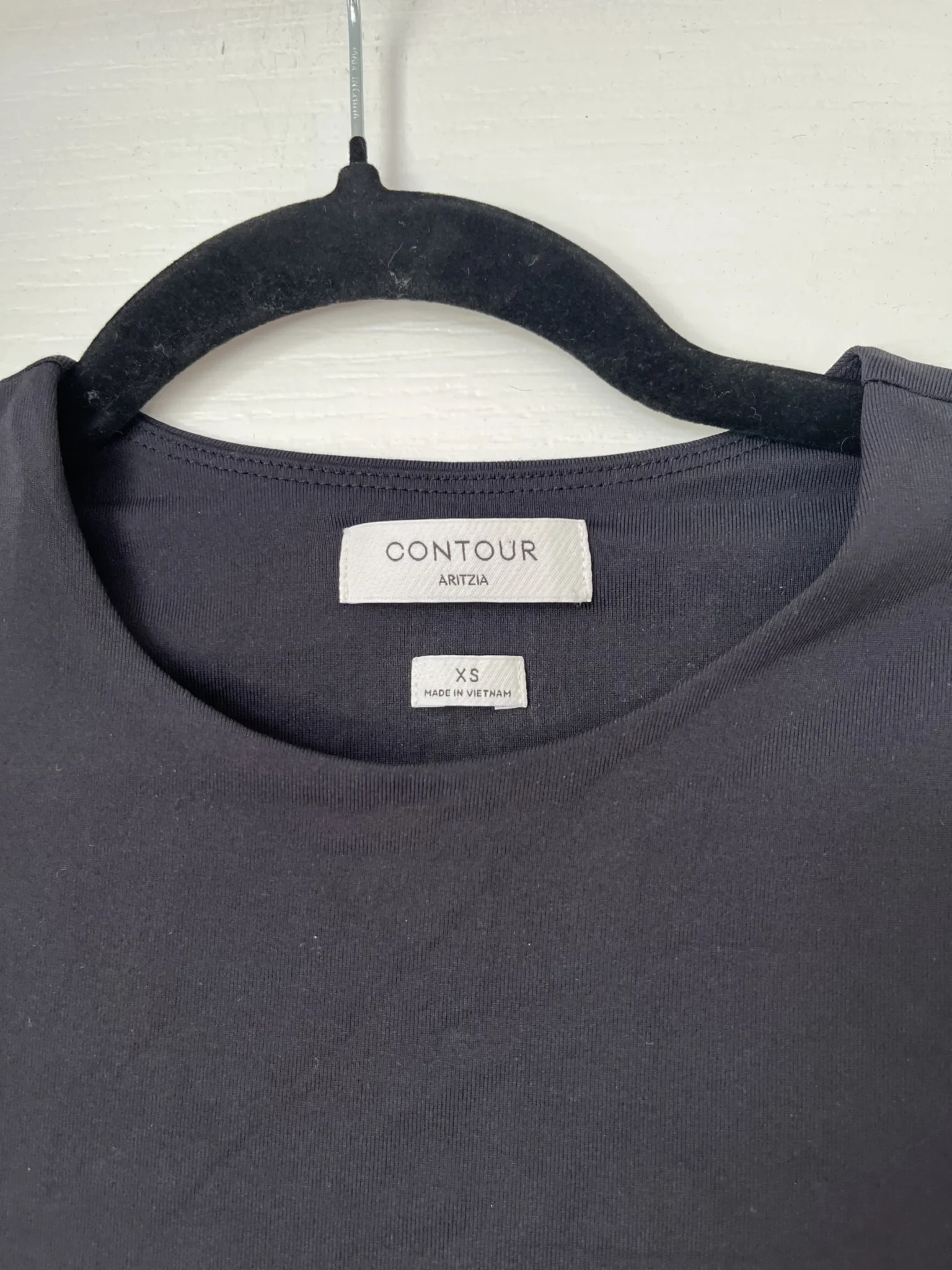 Image for Body Contour Aritzia noir taille XS col rond