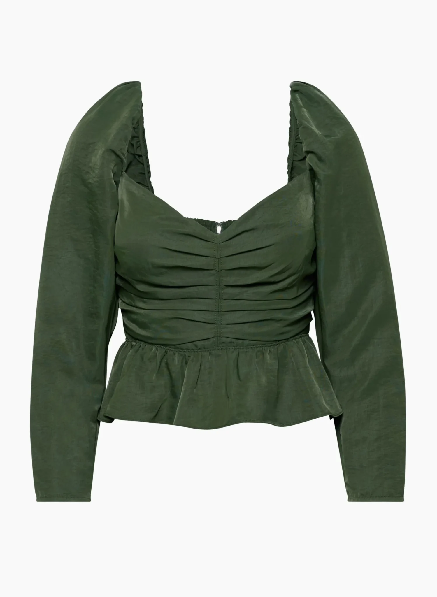Image for Blouse Wilfred Aritzia modèle Marylin Blouse vert kaki taille M