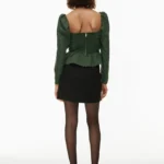 Thumbnail for Blouse Wilfred Aritzia modèle Marylin Blouse vert kaki taille M