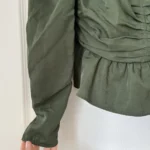 Thumbnail for Blouse Wilfred Aritzia modèle Marylin Blouse vert kaki taille M