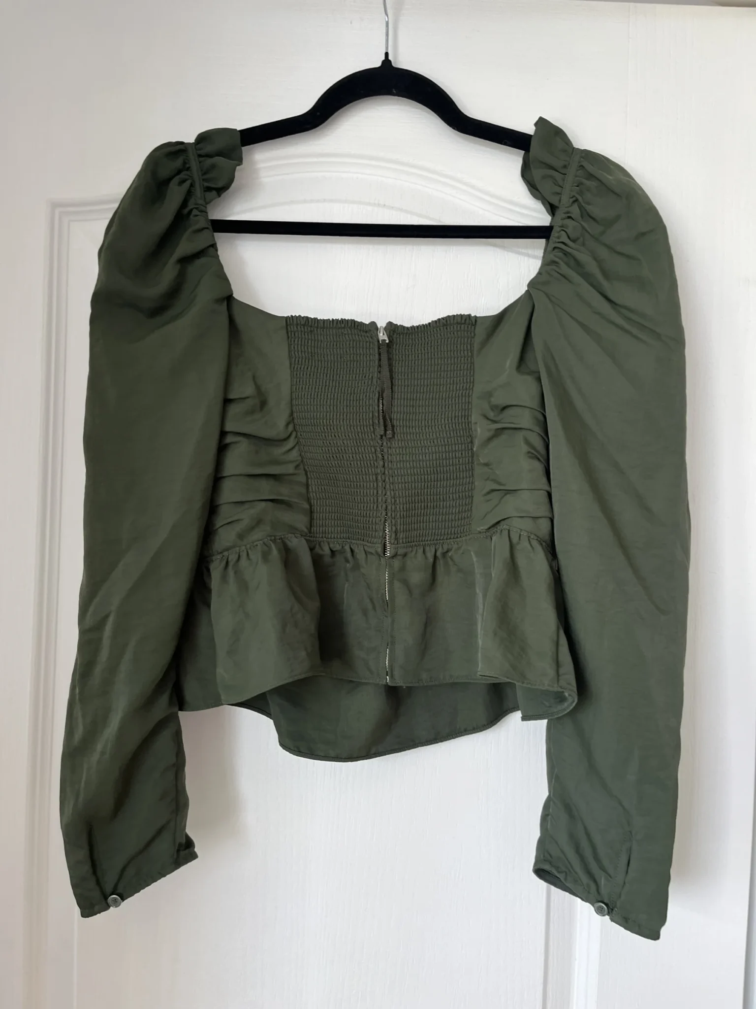Image for Blouse Wilfred Aritzia modèle Marylin Blouse vert kaki taille M