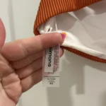 Thumbnail for Haut de maillot orange à une bretelle
