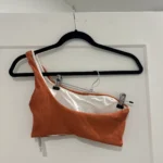 Thumbnail for Haut de maillot orange à une bretelle