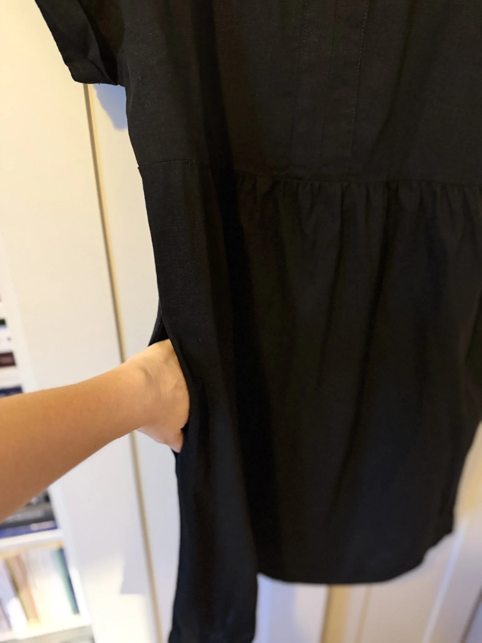 Image for Robe noire en lin