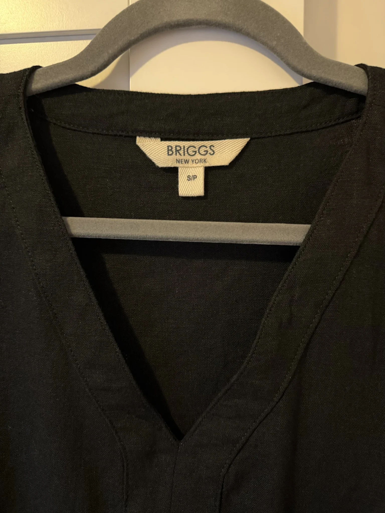 Image for Robe noire en lin