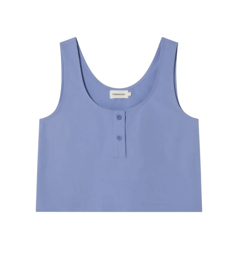 Featured image for Persian blue cotton top - Thinking Mu