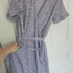 Featured thumbnail for Robe only porte feuille fleurie lilas grandeur large (40)