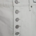Thumbnail for Jupe GAP en jeans blanc avec boutons