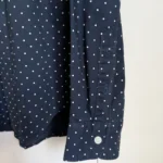 Thumbnail for Chemise marine à pois blanc