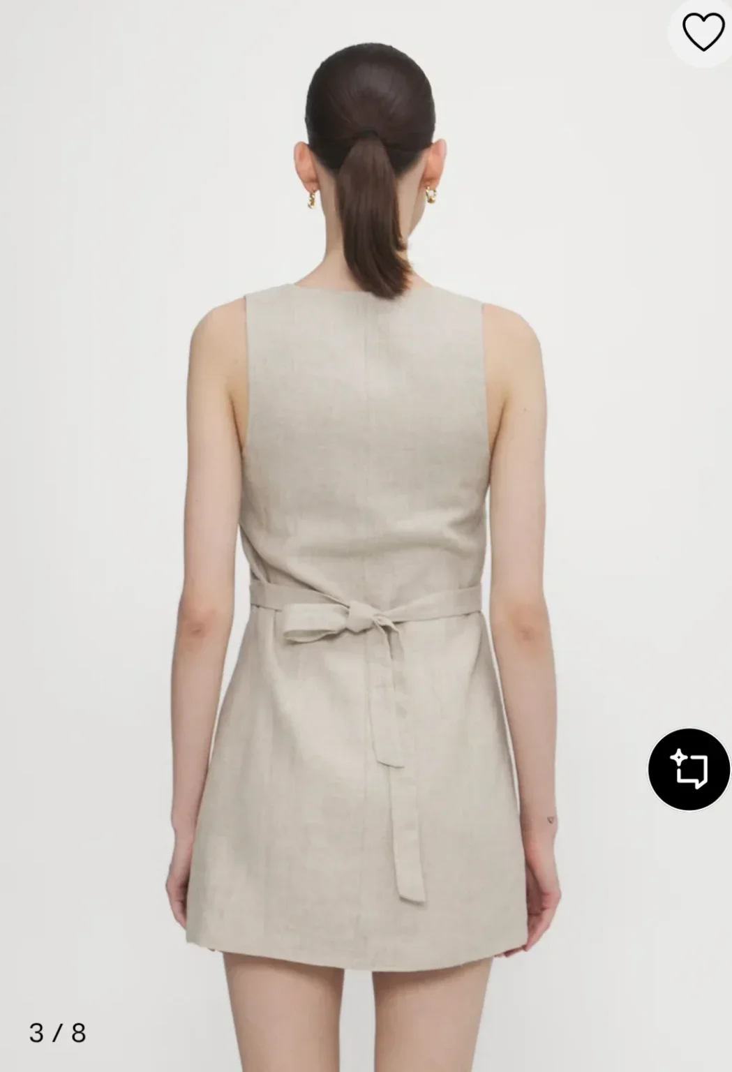 Image for Faithfull the brand/Robe en lin "Marinia" Sz M