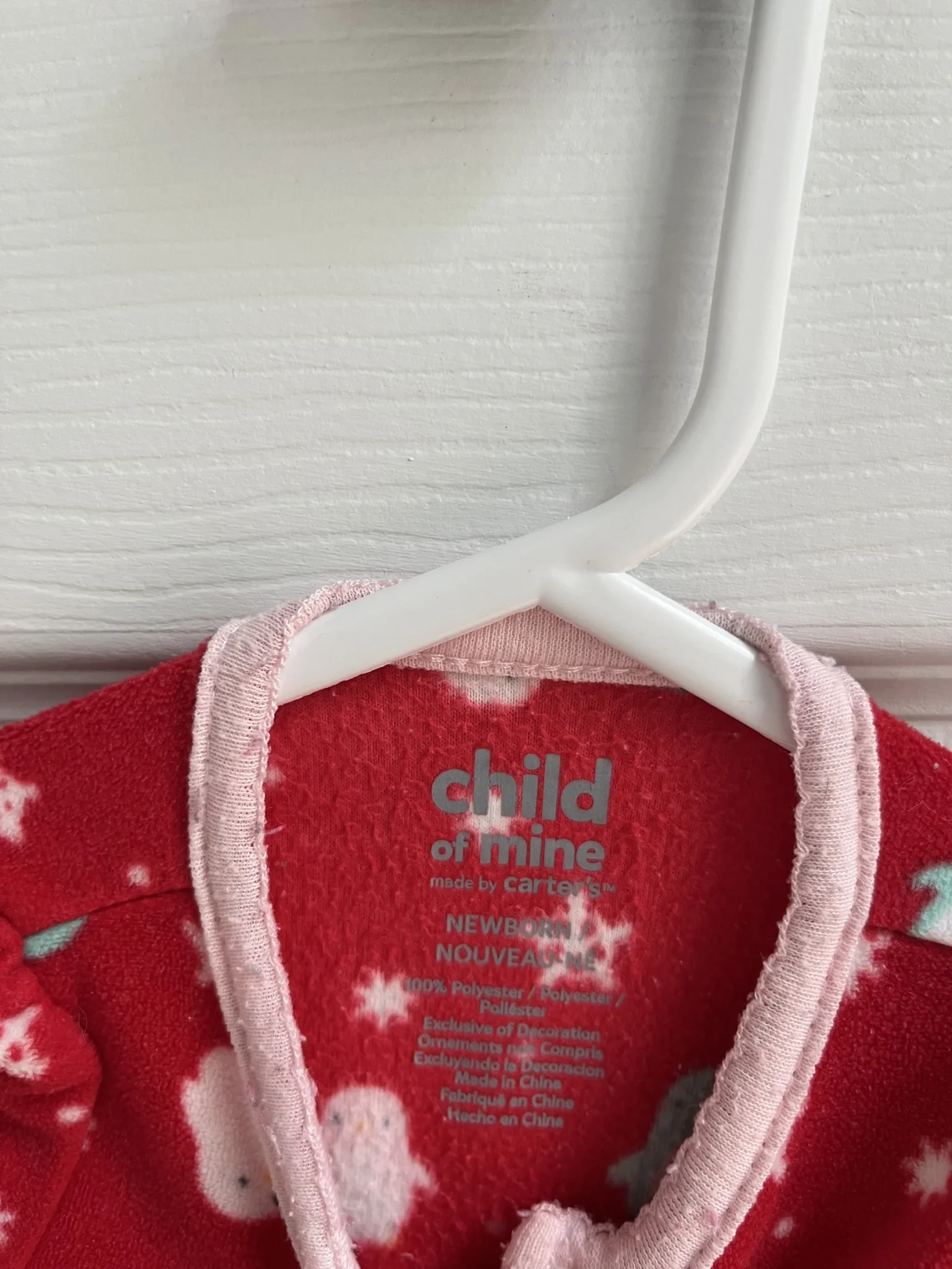 Image for Pyjamas de Noël nouveau né