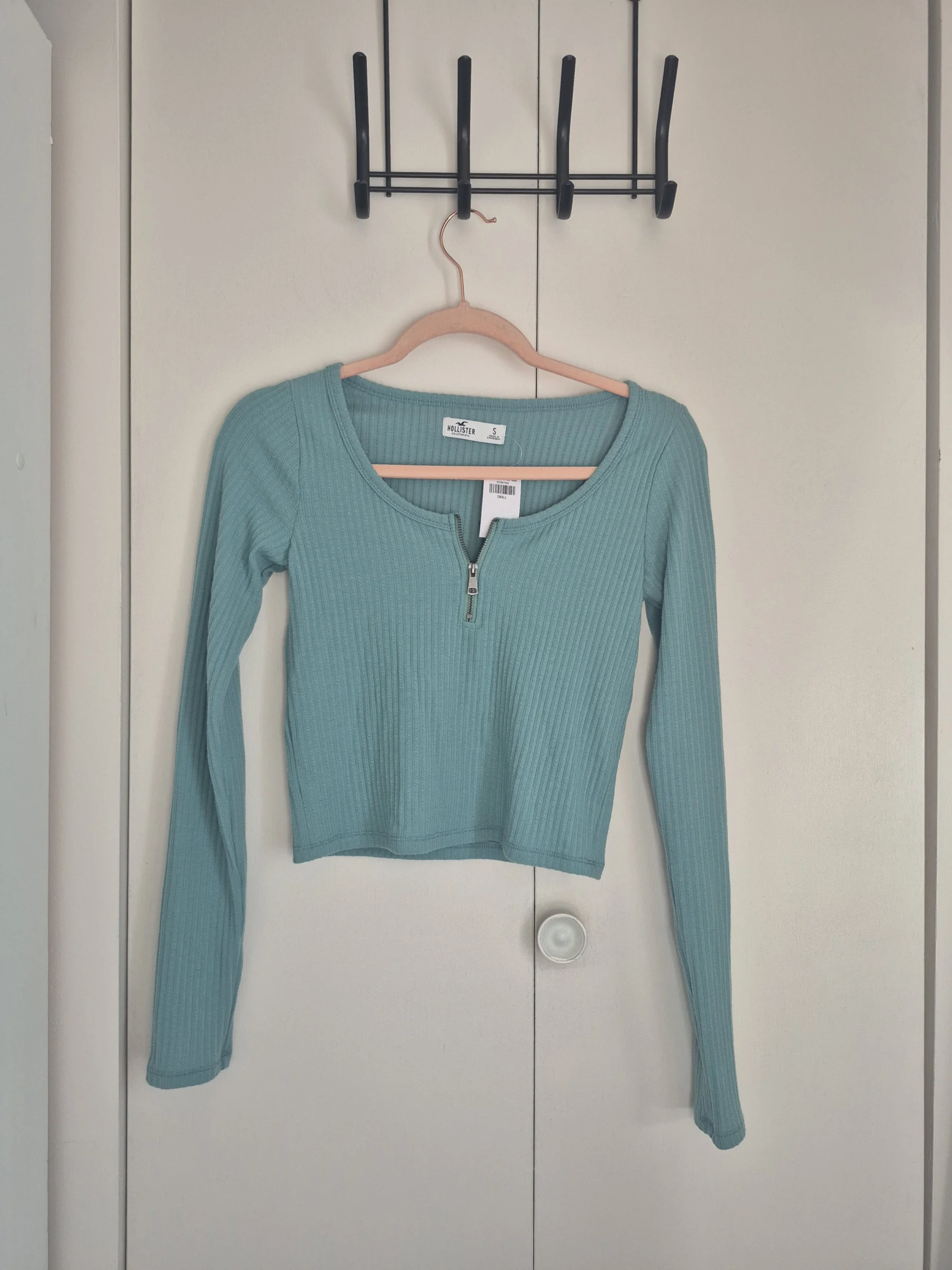Chandail Hollister vert Small Hollister seconde main