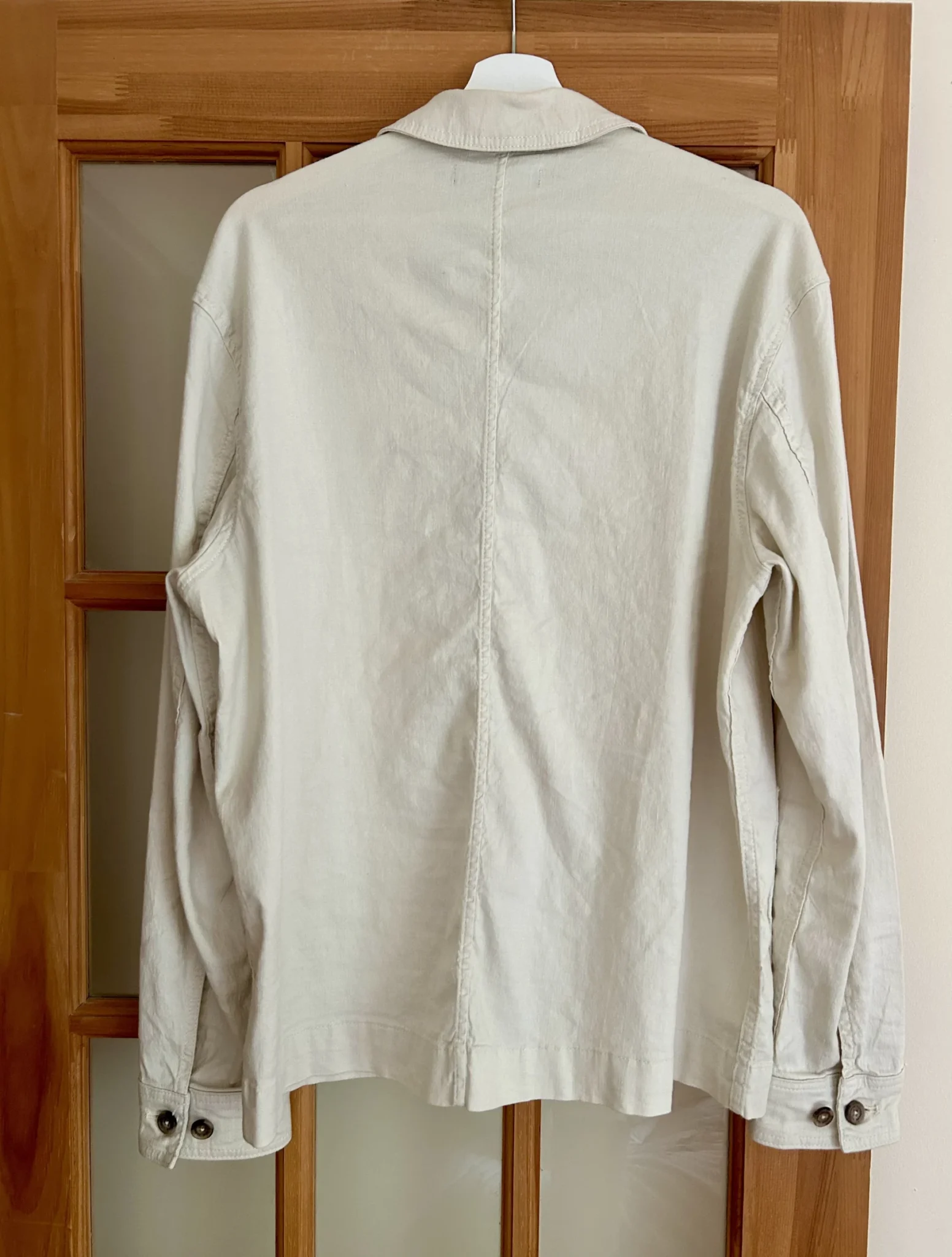 Image for Veste style workwear coton/lin