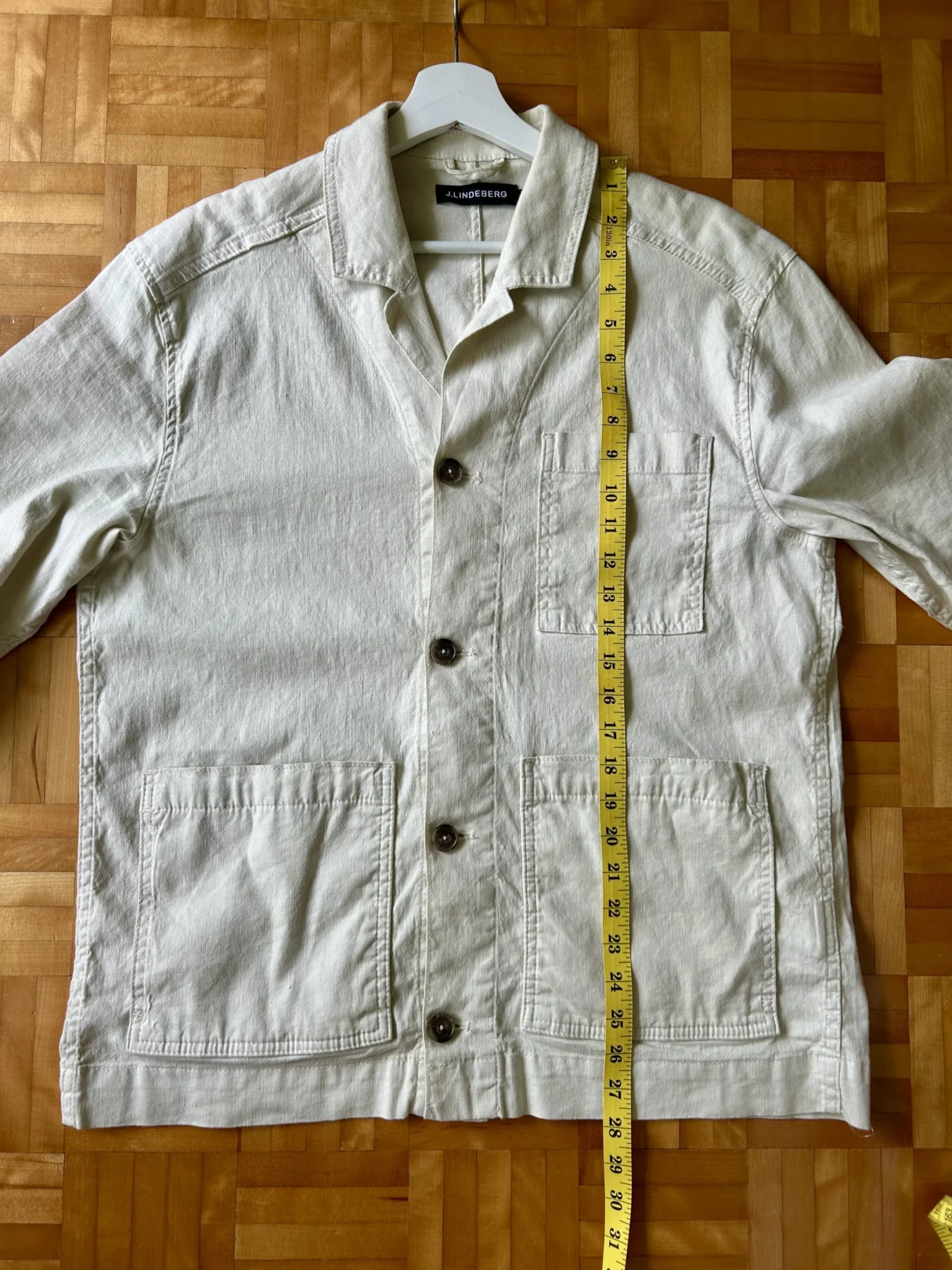 Image for Veste style workwear coton/lin
