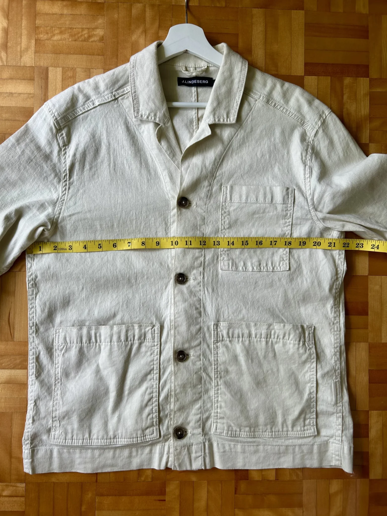 Image for Veste style workwear coton/lin