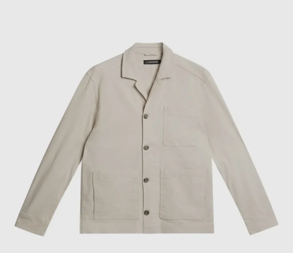 Image for Veste style workwear coton/lin