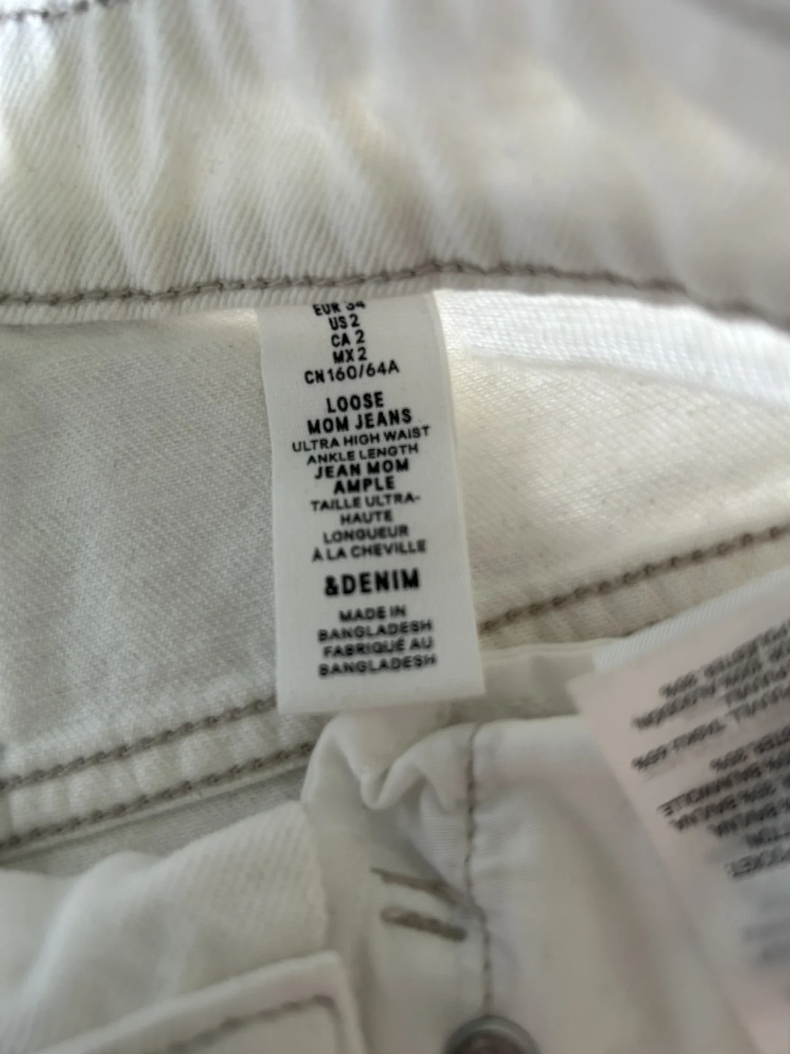 Image for Mom loose jeans taille ultra haute