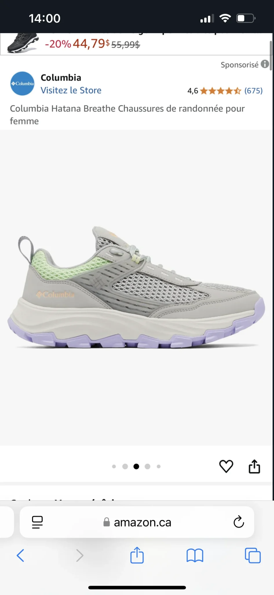 Image for Chaussures randonnée Columbia