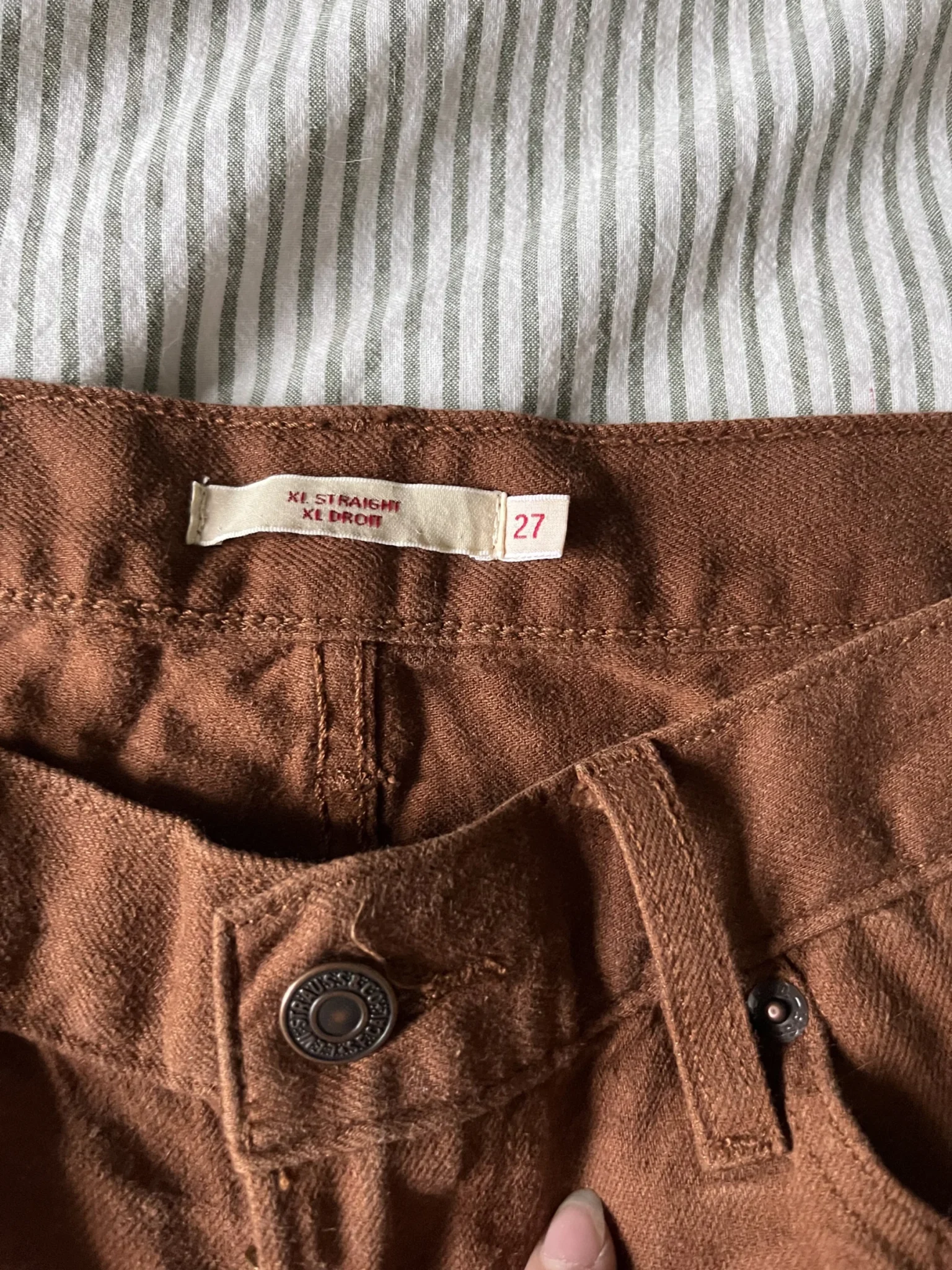 Image for Levi’s jambes larges avec lin