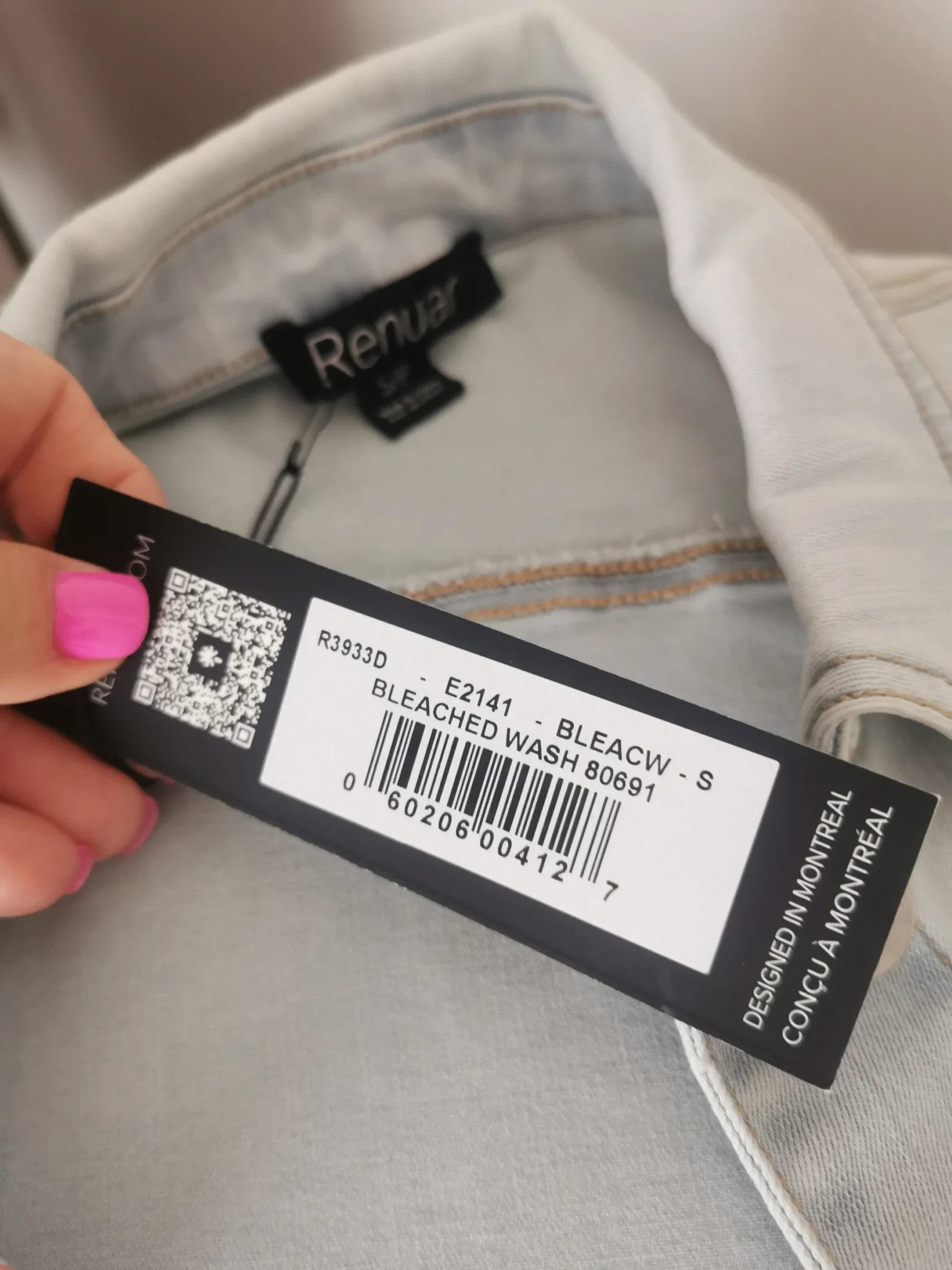 Image for Veste jeans renuar