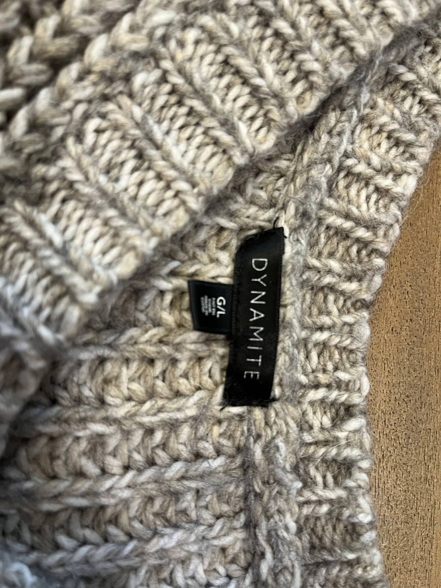 Image for Pull en laine oversize