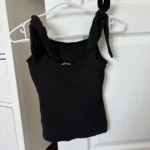 Thumbnail for Camisole noire Sézane