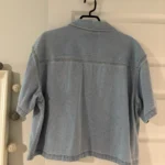 Thumbnail for Chemise denim crop