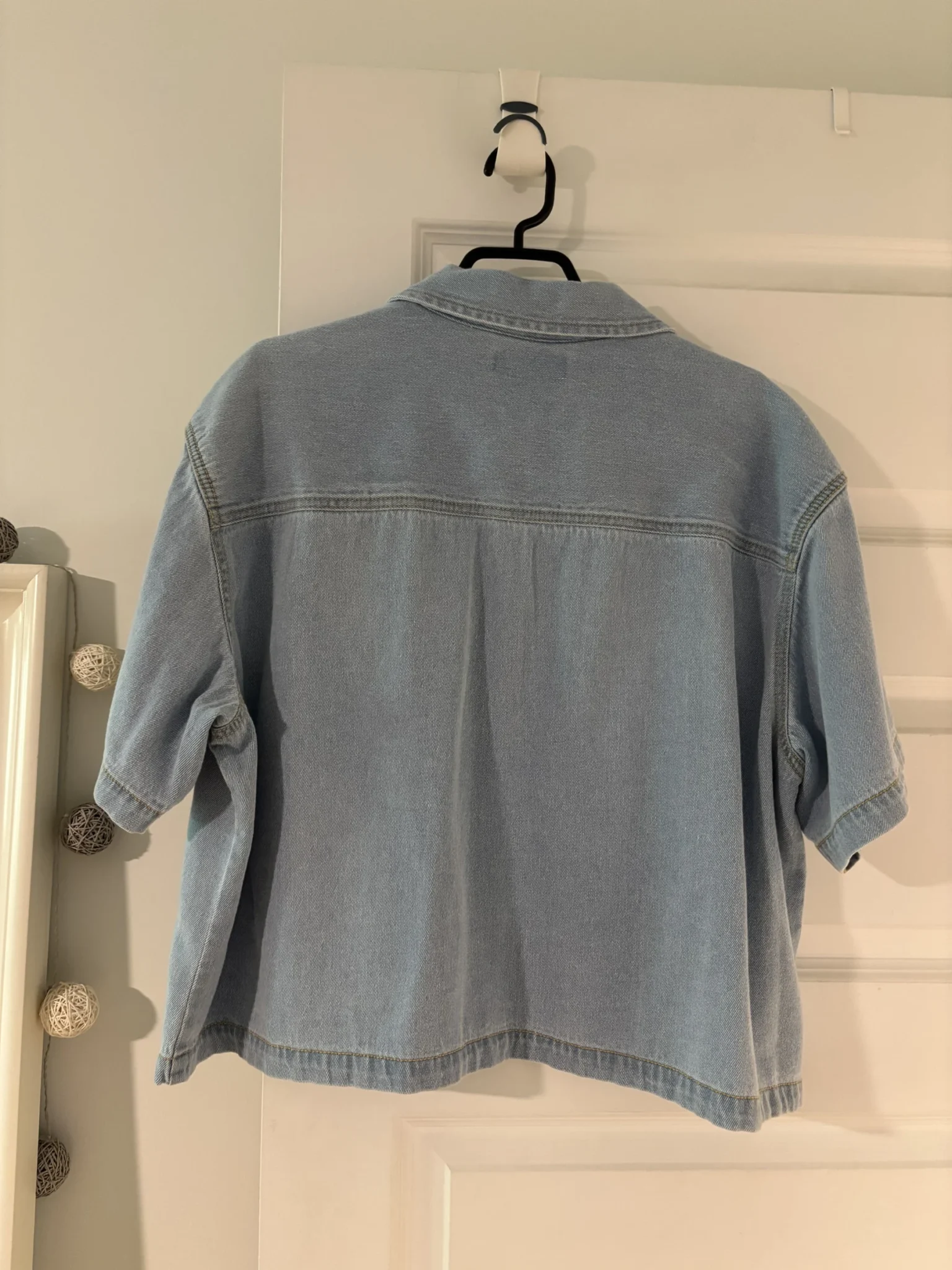 Image for Chemise denim crop