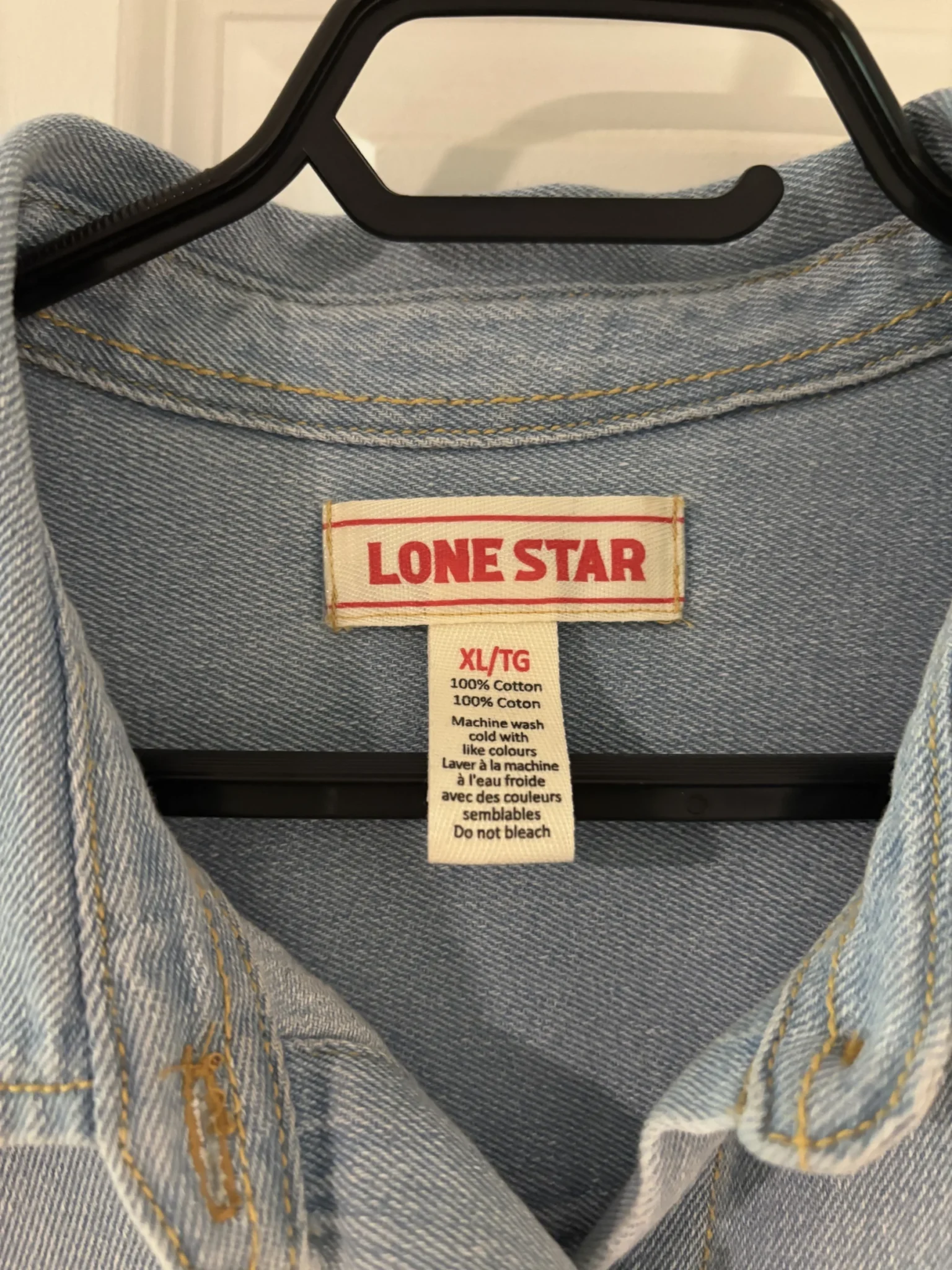 Image for Chemise denim crop