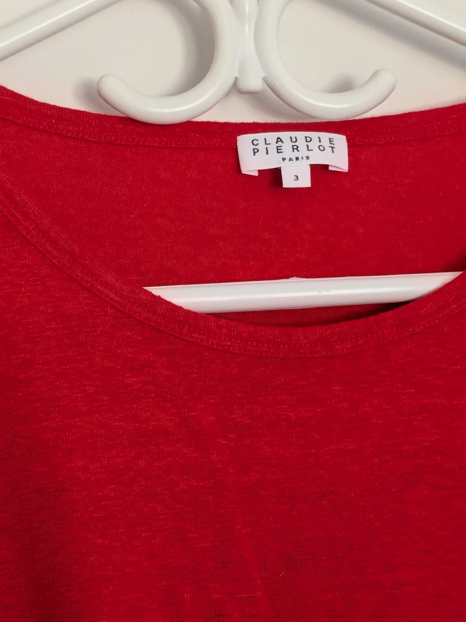 Image for Linen T-shirt with a belt